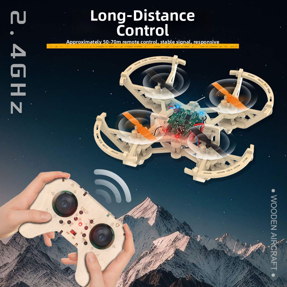 طائرة بدون طيار خشبية للتحكم ع - مراجعة Drone Kit Octocopter وسعره