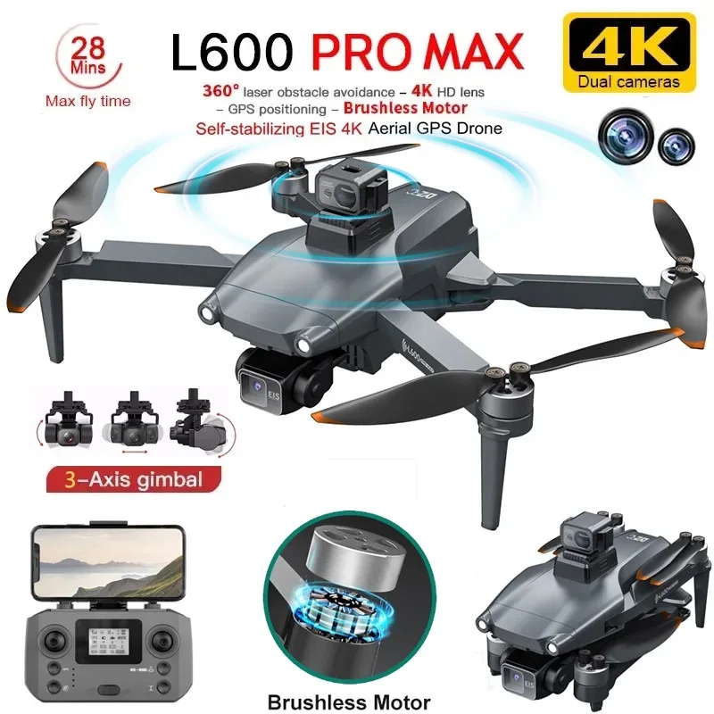 L600 PRO MAX GPS الطائرة بدون  - مراجعة Drone Kit Professional وسعره
